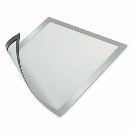 DURABLE OFFICE PRODUCTS Durable, DURAFRAME MAGNETIC SIGN HOLDER, 8.5 X 11, SILVER FRAME, 2PK 477123
